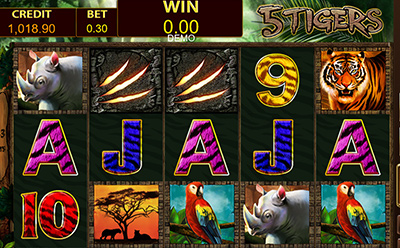 5 Tigers Slot Mobile