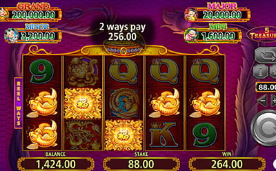 5 Treasures Slot Bonus Round