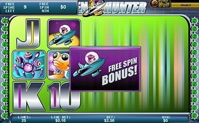 Alien Hunter Free Spins