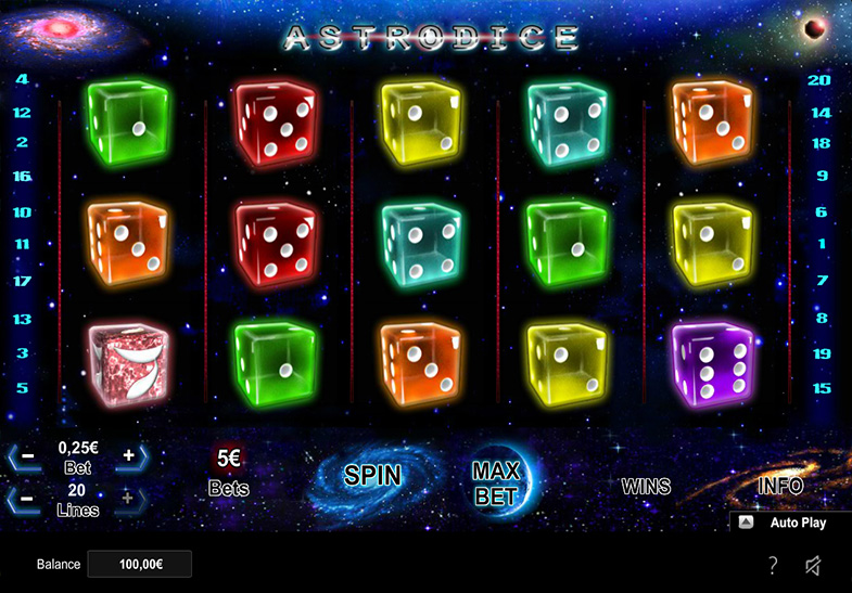 Free Demo of the Astrodice Slot