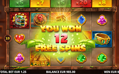 Aztec Blox Slot Free Spins