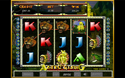 Aztec Rising Slot Free Spins