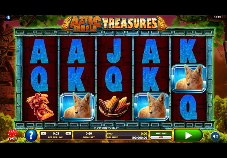 Free Demo of the Aztec Temple Treasures Slot