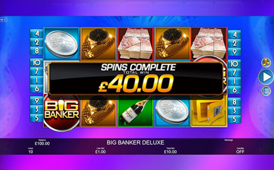 Big Banker Deluxe Slot Bonus Round