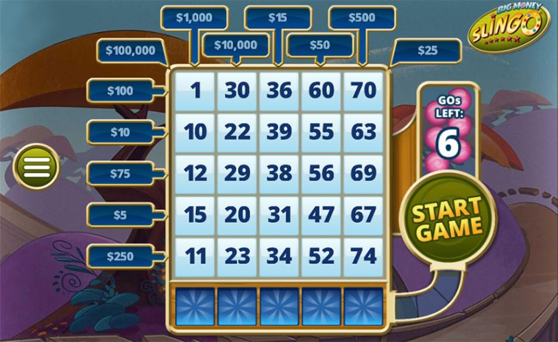 Free Demo of the Big Money Slingo Slot