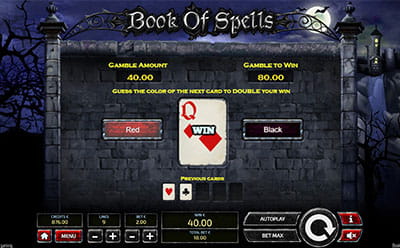 Book of Spells Bonus Round