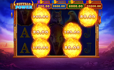 Buffalo Power Hold and Win Slot Jackpots