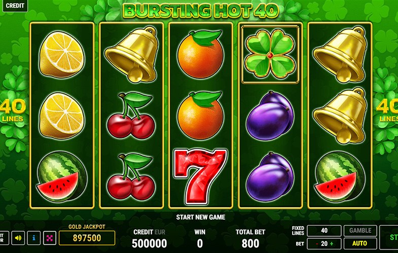 Free Demo of the Bursting Hot 40 Slot