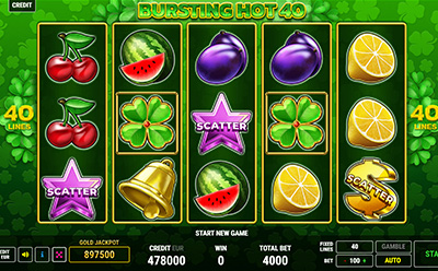 Bursting Hot 40 Slot Free Spins