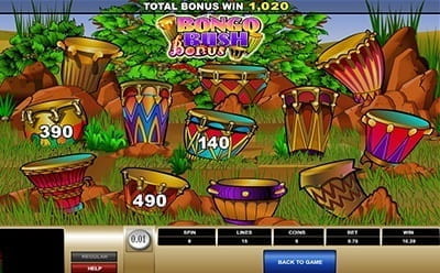 Bush Telegraph Bongo Bonus Game