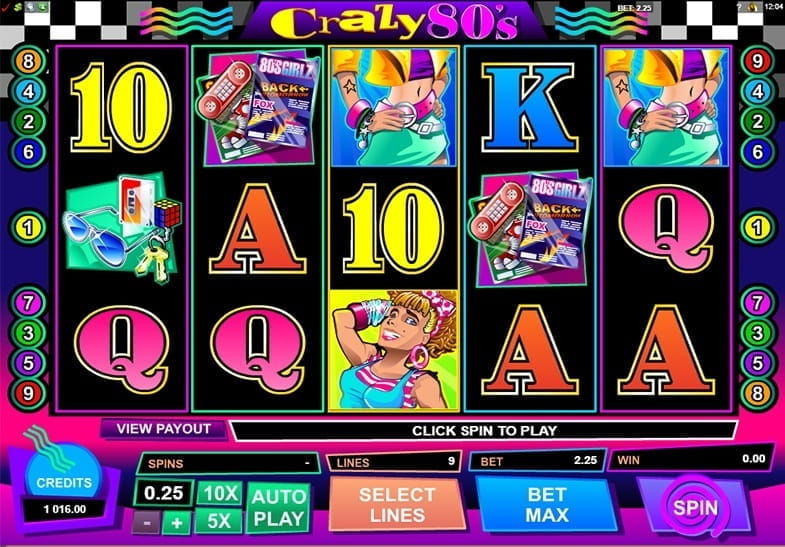 Crazy 80s Demo Slot