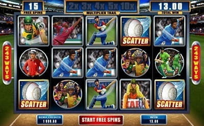 Cricket Star Free Spins