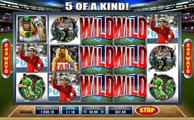 Cricket Star Slot Wild Symbols Win