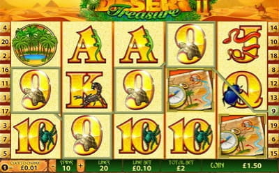 Desert Treasure II Slot Free Spins