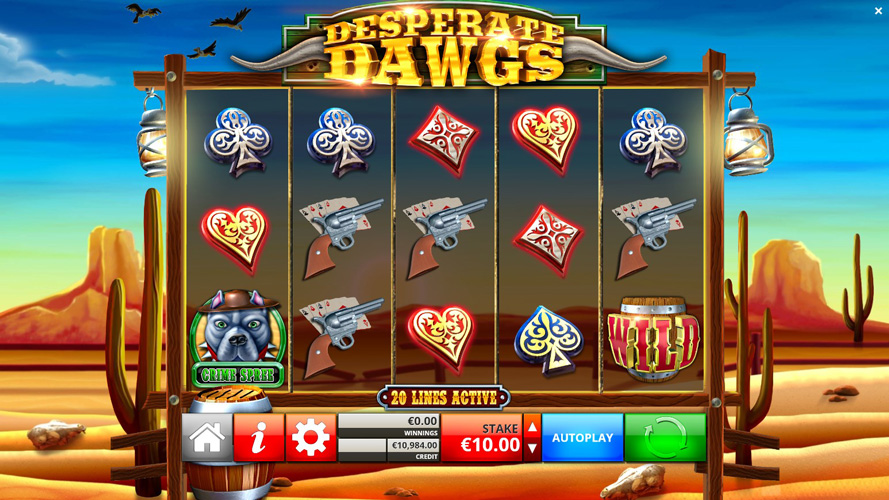 Free Demo of the Desperate Dawgs Slot