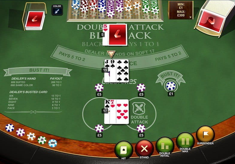 Double Attack Blackjack Free Demo