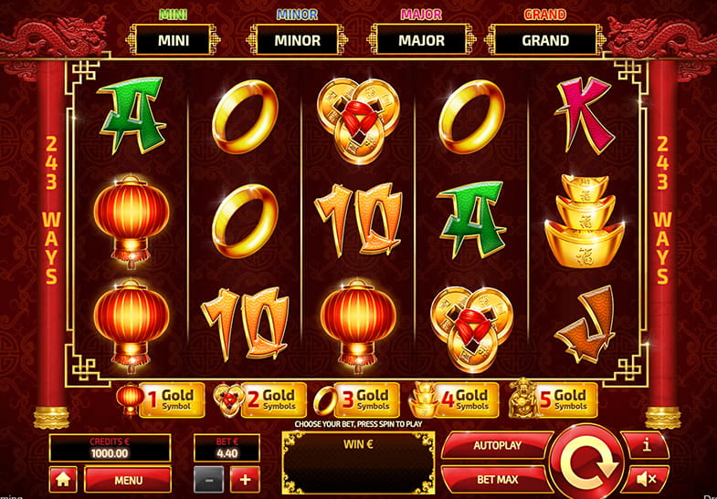 Free Demo of the Dragon Riches Progressive Slot