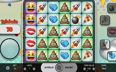 Emoji Planet Video Slot Bonus Round