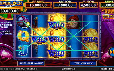 Eureka Reel Blast Superlock Slot Free Spins