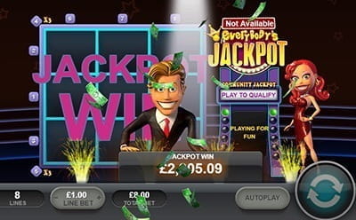 Everybody's jackpot Shared Win