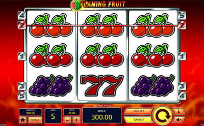 Flaming Fruit Free Spins