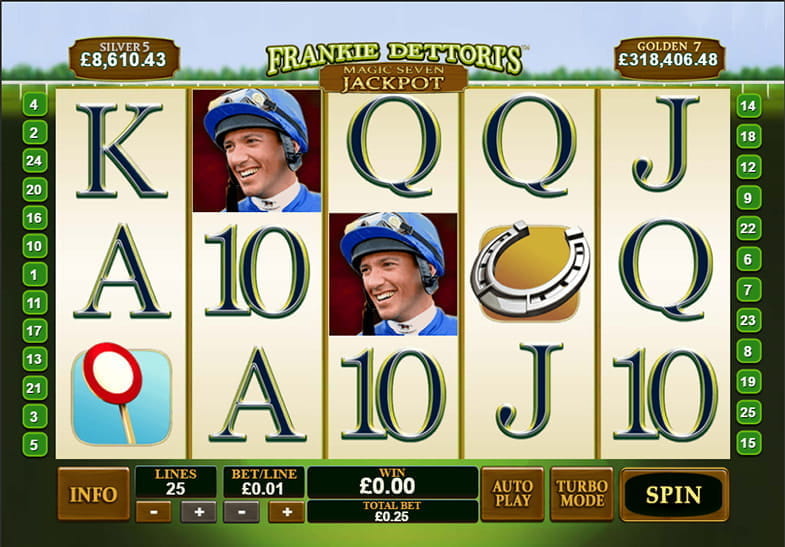 Play Frankie Dettori’s Magic Seven Jackpot for Free