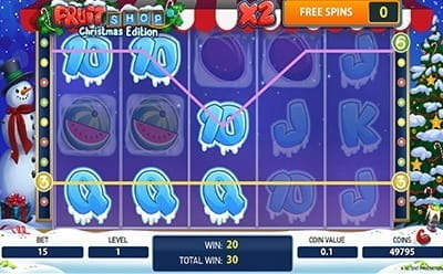 Fruit Shop Christmas Edition Slot Bonus Round