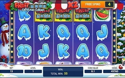 Fruit Shop Christmas Edition Slot Free Spins