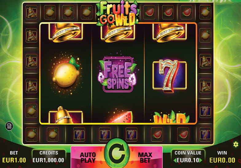 Free Demo of the Fruits Go Wild Slot