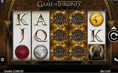 Game of Thrones Slots in Split Aces Casino