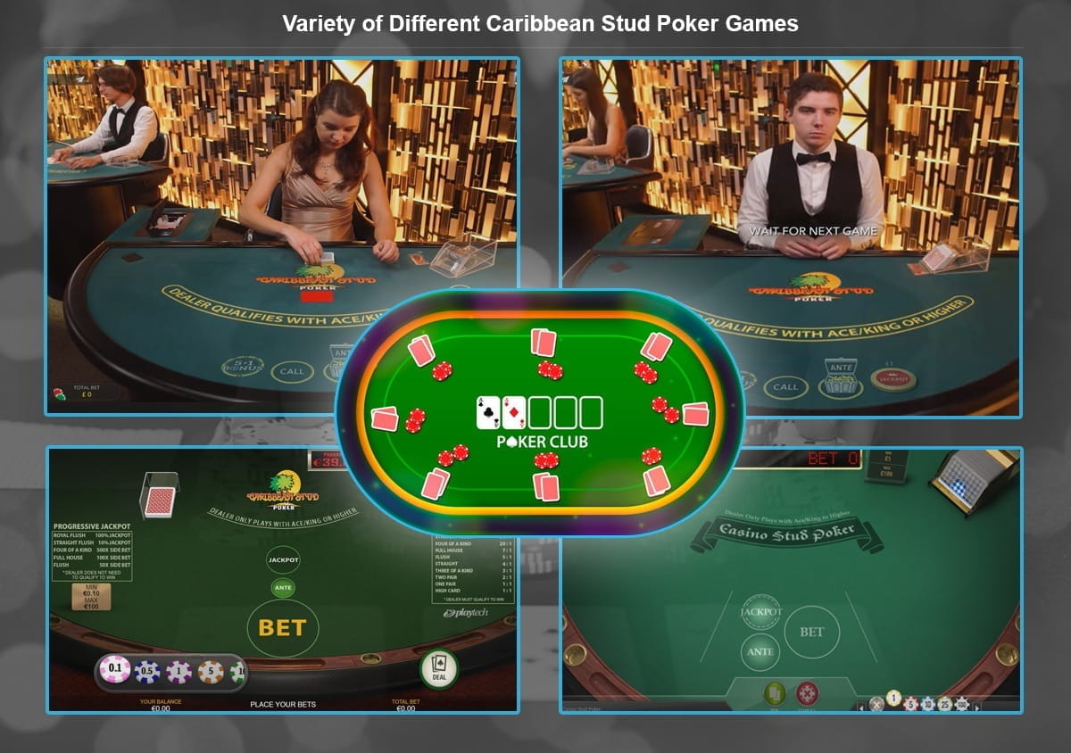 Different Caribbean Stud Poker Games