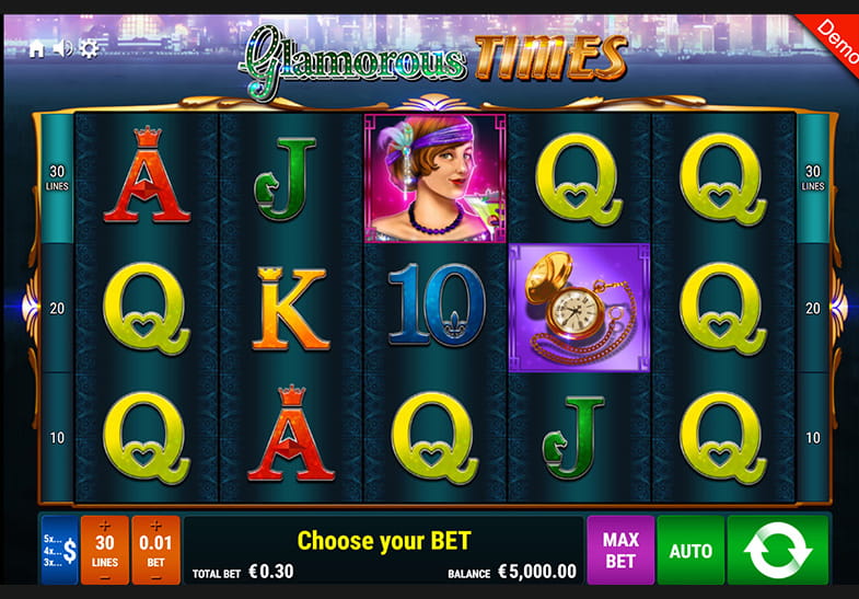 Free Demo of the Glamorous Times Slot