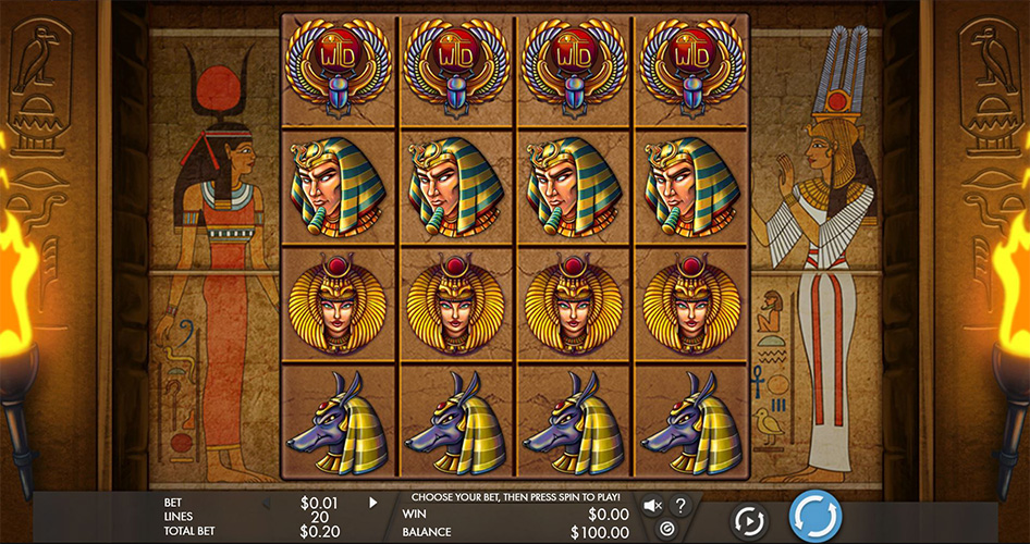 Free Demo of the Gods of Giza Slot