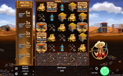 Gold 'N' Rocks Slot Mobile