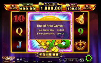 Golden Dollars Slot Bonus Round