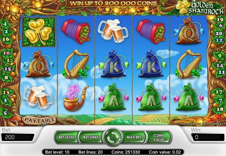 Free demo of the Golden Shamrock Slot game