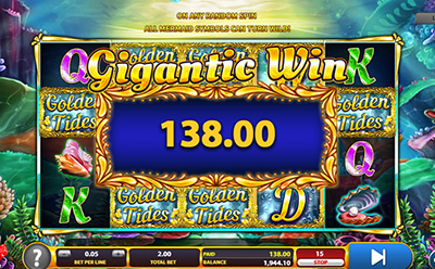 Golden Tides Slot Bonus Round