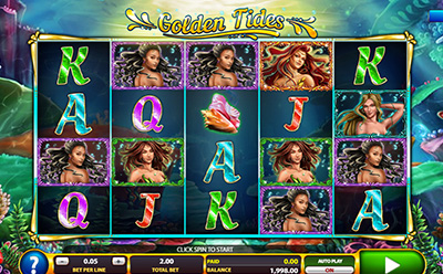 Golden Tides Slot Mobile