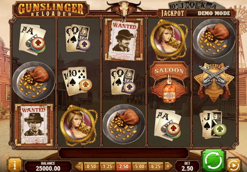 Free Demo of the Gunslinger Reloaded Slot