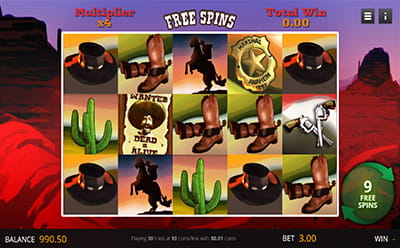 Gunspinner`s Gold Slot Free Spins