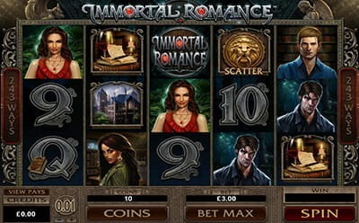 Enjoy Microgaming’s phenomenal Immortal Romance at Spin Station Casino