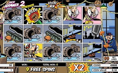 Jack Hammer II Slot Free Spins