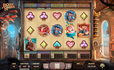 Jackpot Raiders Slot Free Spins