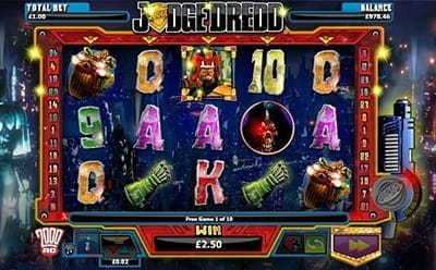 Judge Dredd Slot – Free Spins