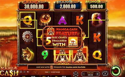 Kanga Cash Free Spins