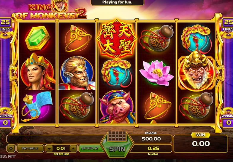 Free Demo of the King of Monkeys 2 Slot