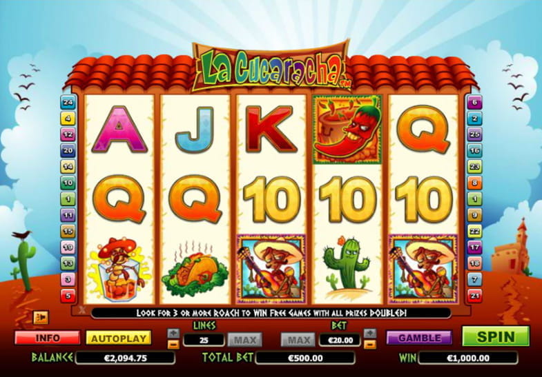 Free Demo of the La Cucaracha Slot