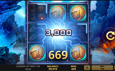 Legends of Troy The Siege Slot Bonus Round