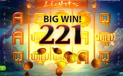 Lights Free Spins Big Win