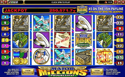 Major Millions Slot Free Spins